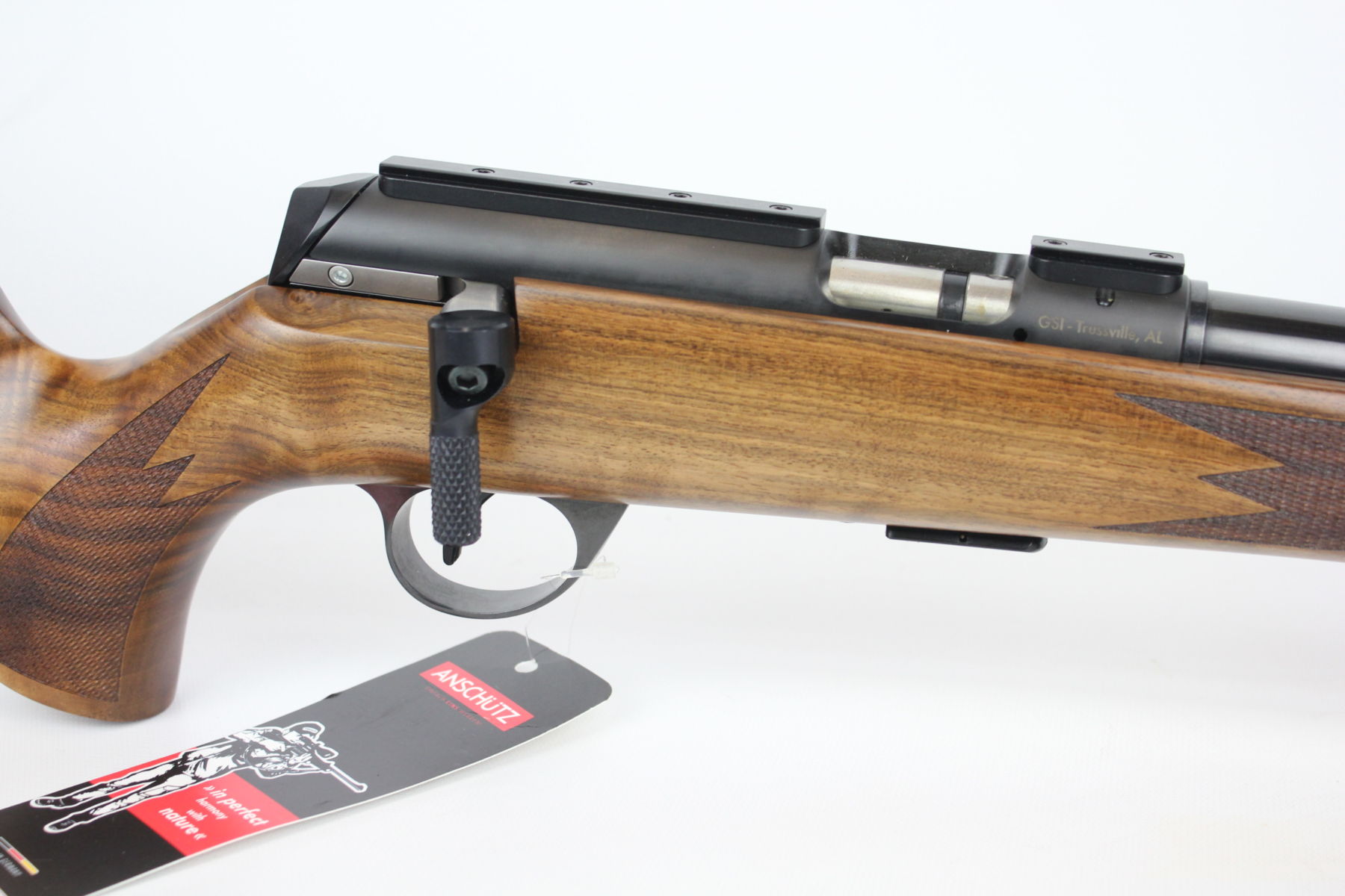 Anschutz 1727 F Walnut German Stock 22LR Biathlon Action 014206