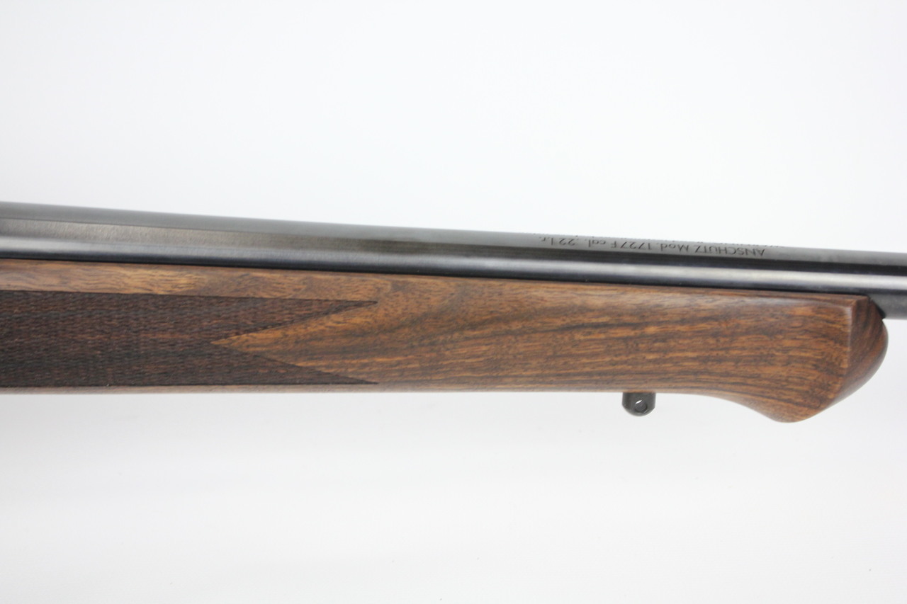 Anschutz 1727 F Walnut German Stock 22LR Biathlon Action